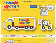 Tablet Screenshot of lynnstardistribution.co.uk